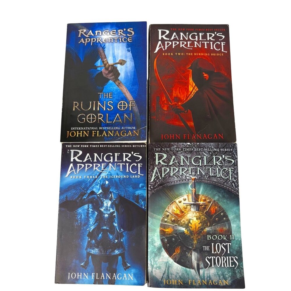 4 Rangers Apprentice Books John Flanagan‎ Paperbacks 1,2,3,11